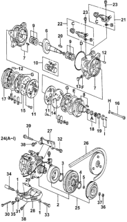 1980 Honda Accord  Bolt A, Special (10X28) Diagram for 38938671000