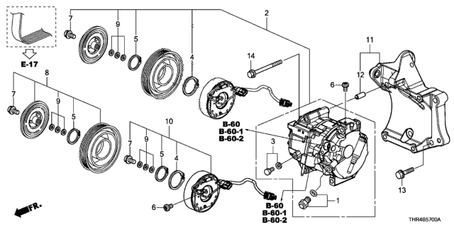 2019 Honda Odyssey  Bolt Set, Drain Diagram for 388115J2A01
