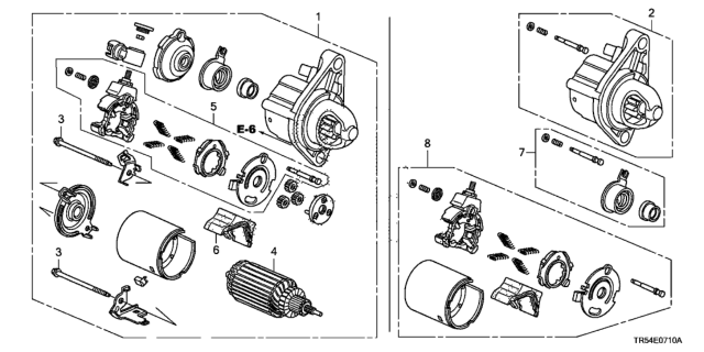 2015 Honda Civic Brush Holder Set Diagram for 312105A2A01