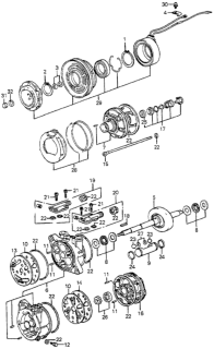 1982 Honda Accord  Bolt B Diagram for 38840PC1003