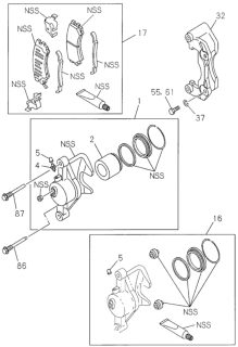 1999 Honda Passport  Pin, Lock Diagram for 8971608220
