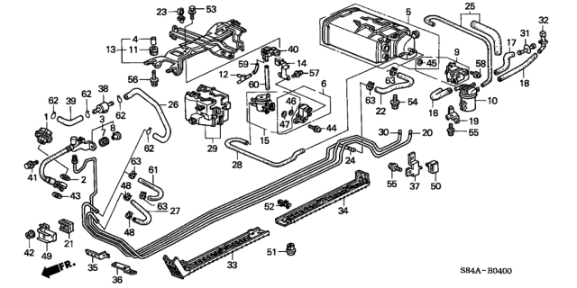 2002 Honda Accord Bolt-Washer, Special (6X30) Diagram for 90001PGM000