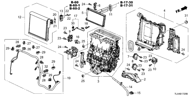 2019 Honda CR-V  Valve Assembly, Expansion Diagram for 80220TLAA41