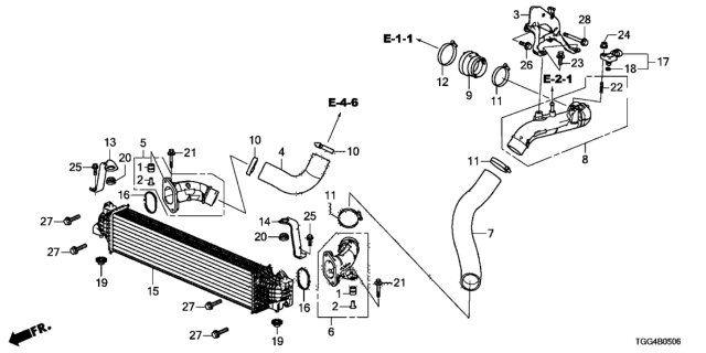 2020 Honda Civic  Bolt-Wash. (M6X47) Diagram for 90001PTF000