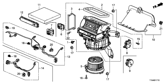 2021 Honda HR-V  Screw-Washer Diagram for 79121TG1T01