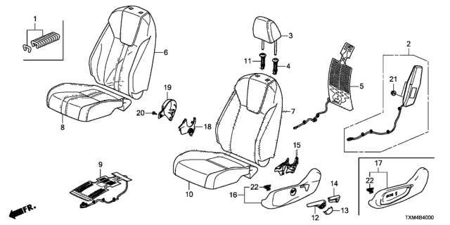2021 Honda Insight  Trim Cover L (Deep Black) Diagram for 81531TXMA71ZB
