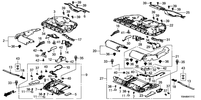 2016 Honda CR-V  Strap Comp*NH167L* Diagram for 82218T0AA01ZC