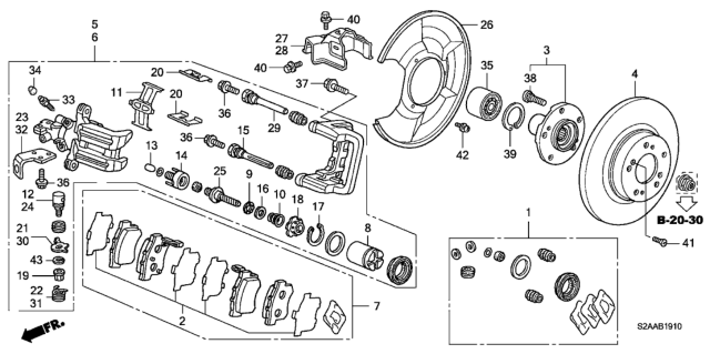 2008 Honda S2000  Pin A Diagram for 43235S84A51