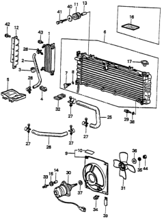 1980 Honda Prelude  Washer, Wheel (6MM) Diagram for 90563355000