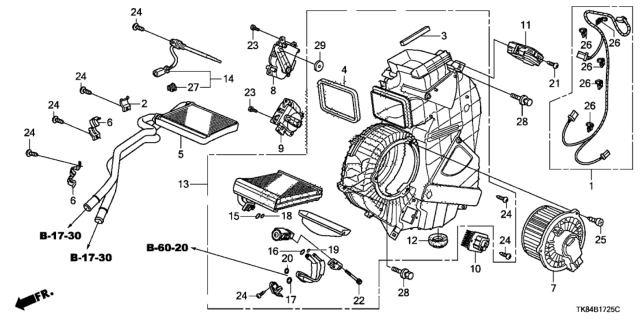 2015 Honda Odyssey  Seal (8MM) Diagram for 80873TK8A01