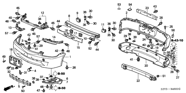 2002 Honda Insight  Nut, Suspension (5MM) Diagram for 90324SM4000