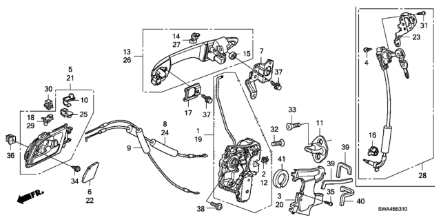 2008 Honda CR-V Screw, Tapping (One Way) Diagram for 90101SJK003