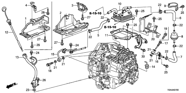 2012 Honda CR-V Cover, Control Wire Diagram for 24901R40000