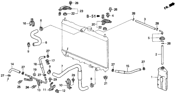 1992 Honda Prelude  Bolt-Washer (6X20) Diagram for 90003PT0900