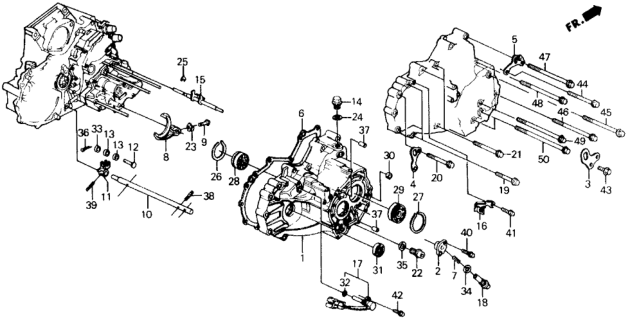 1989 Honda Prelude  Bolt, Flange (10X140) Diagram for 957011014008
