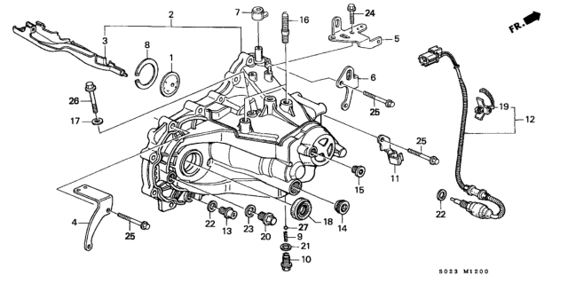 2000 Honda Civic  Screw, Sealing (32MM) Diagram for 90081PX5000