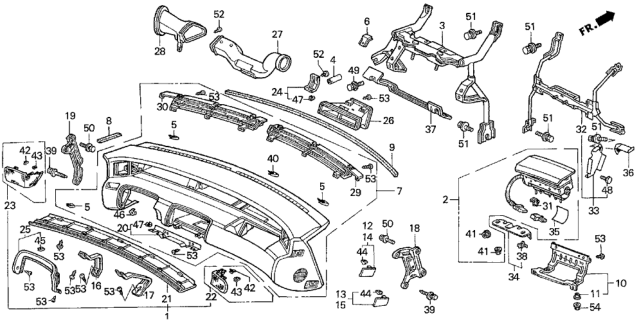 1992 Honda Prelude  Bush, Washer (16MM) Diagram for 77108SS0N82