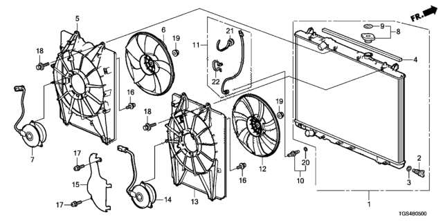 2020 Honda Passport Bolt, Drain Diagram for 190175AAA01