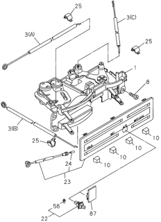 1994 Honda Passport  Bulb, Switch Diagram for 8943371340