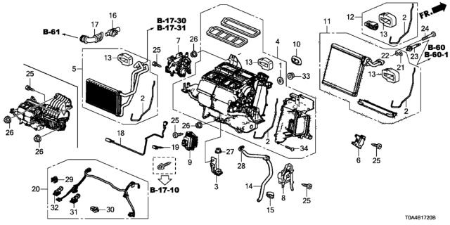 2013 Honda CR-V  Seal, Expansion Valve Diagram for 80222TR2T41