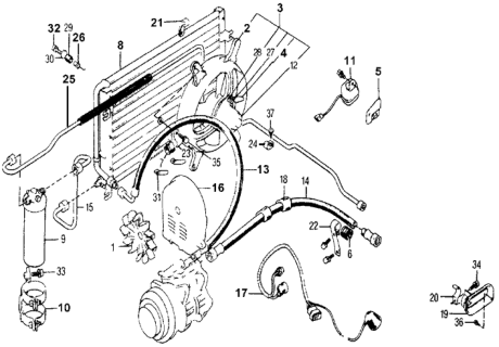 1976 Honda Accord  Bolt, Hex. (6X25) Diagram for 92000060250G