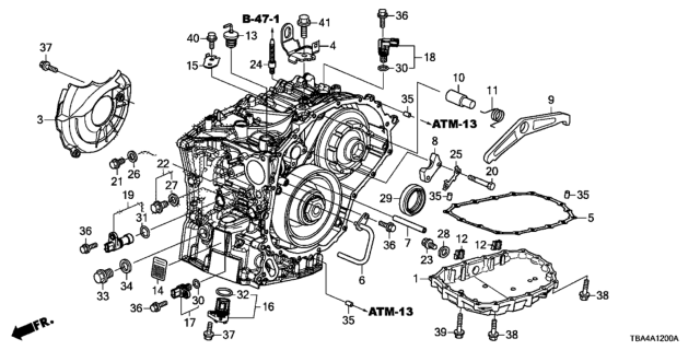 2016 Honda Civic O-Ring Diagram for 913015DJ003