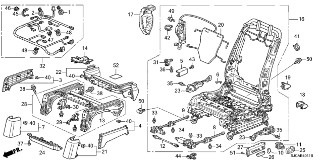 2014 Honda Ridgeline  Clip, Trim (5MM) *NH598L* (ATLAS GRAY) Diagram for 90666SA0003F9