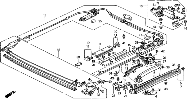 1989 Honda CRX Screw-Washer (5X20) Diagram for 938910502008