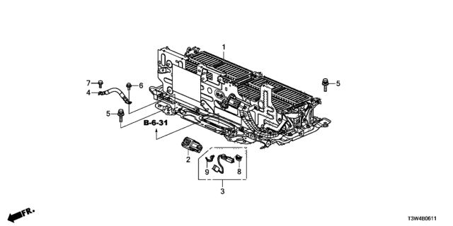 2017 Honda Accord Hybrid Bolt-Washer (8X30) Diagram for 900085K1N00