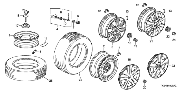 2009 Honda Fit Bolt, Anchor (79MM) Diagram for 83853SA7980