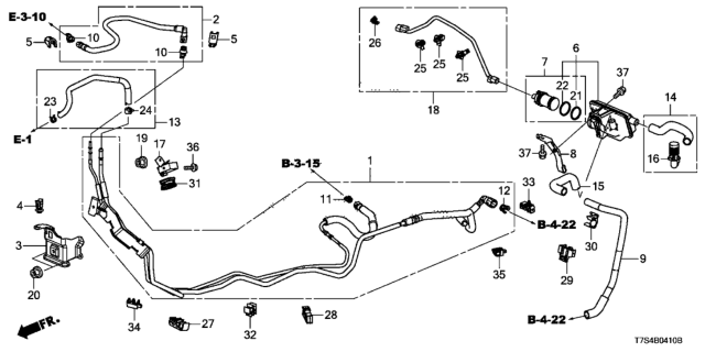 2019 Honda HR-V Valve, Canister Vent Shut Diagram for 17310TA0A01
