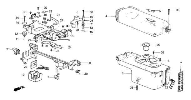 1985 Honda CRX  Screw-Washer (6X25) Diagram for 938920602508