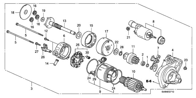 2011 Honda Civic  Stay, Engine Wire Harness Diagram for 31291RNAA01