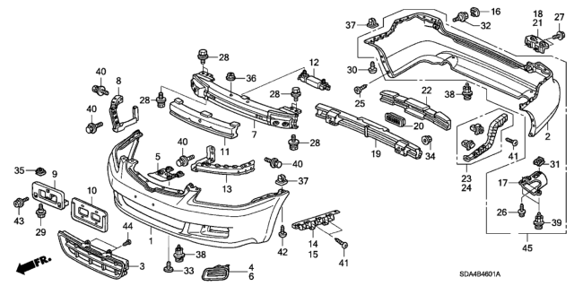 2006 Honda Accord Screw, Tapping (5X20) Diagram for 90103SDAA00