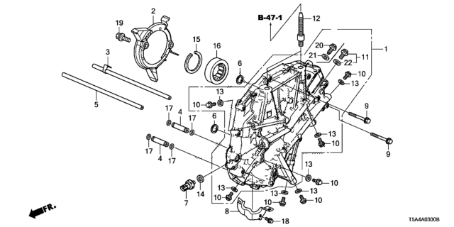 2016 Honda Fit  Pipe (8X244) Diagram for 227415T0000