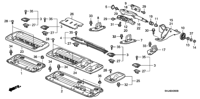 2006 Honda Odyssey  Screw-Washer (5X12) Diagram for 90172SL4003