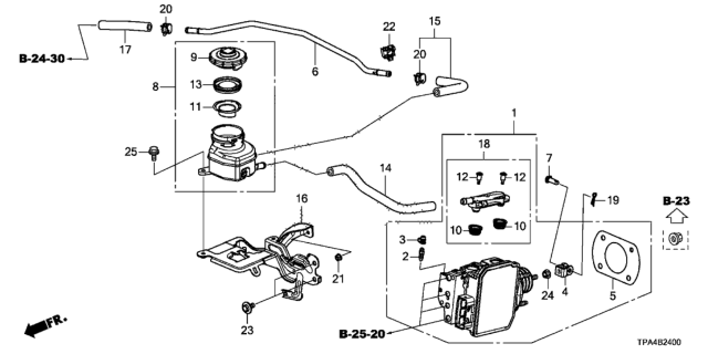 2020 Honda CR-V Hybrid  SET, BOS ASSY Diagram for 01469TPGA94