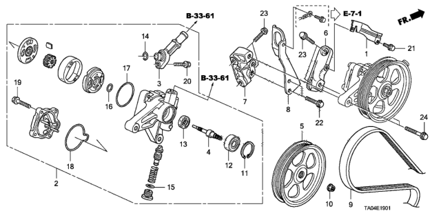 2009 Honda Accord  Bolt, Flange (8X40) Diagram for 957010804007