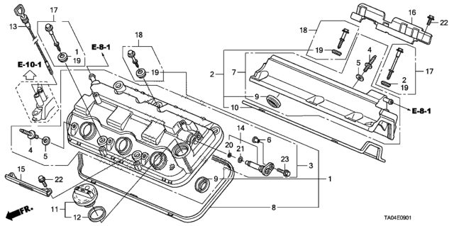 2011 Honda Accord Gauge, Oil Level Diagram for 15650RCAA02