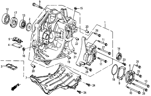 1985 Honda Civic  Pin B, Dowel (8X14) Diagram for 9430208140
