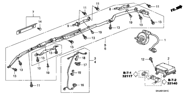 2010 Honda Odyssey  Screw (5MM) Diagram for 78827SHJA81