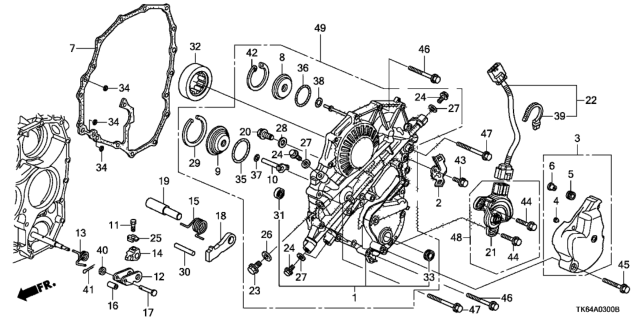 2010 Honda Fit  Bolt, Air Check Diagram for 27430RPC003