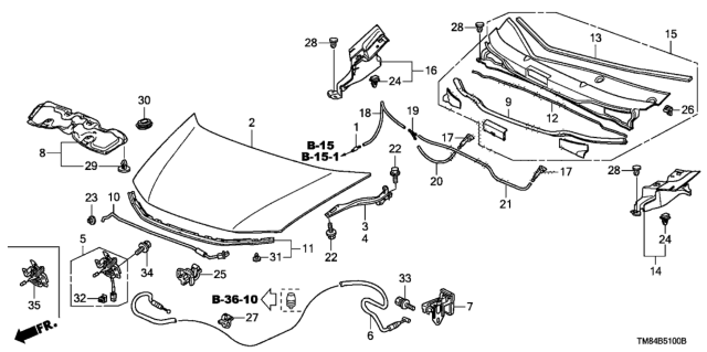 2014 Honda Insight Plug, Hole (15X19) Diagram for 91501SYP000