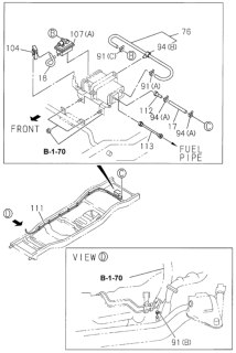 1998 Honda Passport  Pipe, Purge Diagram for 8971251833
