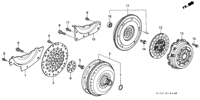 2001 Honda CR-V  Washer (40X86X2) Diagram for 90429PC6900