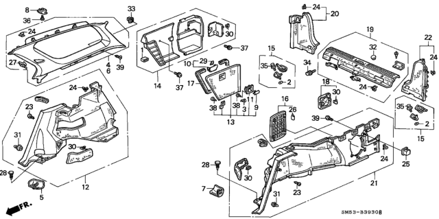 1992 Honda Accord  Bolt, Recessed (6X20) Diagram for 92301060200A