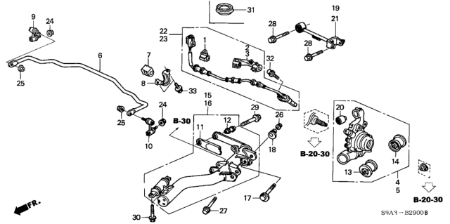 2002 Honda CR-V  Cap, Valve Maintenance Hole (40MM) Diagram for 91616SS1000