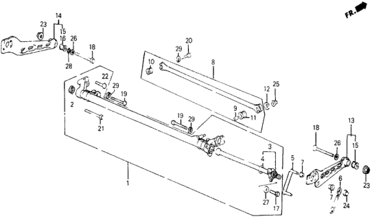 1984 Honda Civic  Bolt, Self-Lock (10X20) Diagram for 90018SB2003