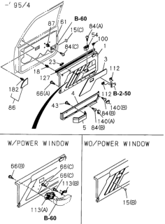 1994 Honda Passport  Grommet, Assist Diagram for 1099830670