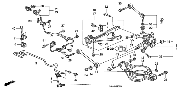 2007 Honda Pilot  Bolt (12X88) Diagram for 90174S0XA00
